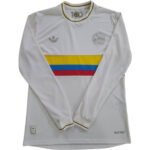 camisa-colombia-100-anos-branca-manga-longa-2024