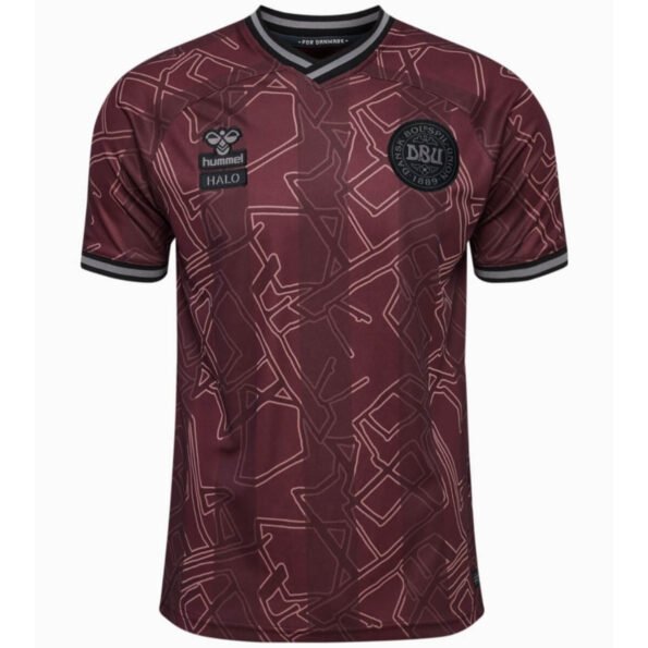 Camisa Dinamarca Vermelho Vinho 2024/25 Masculina