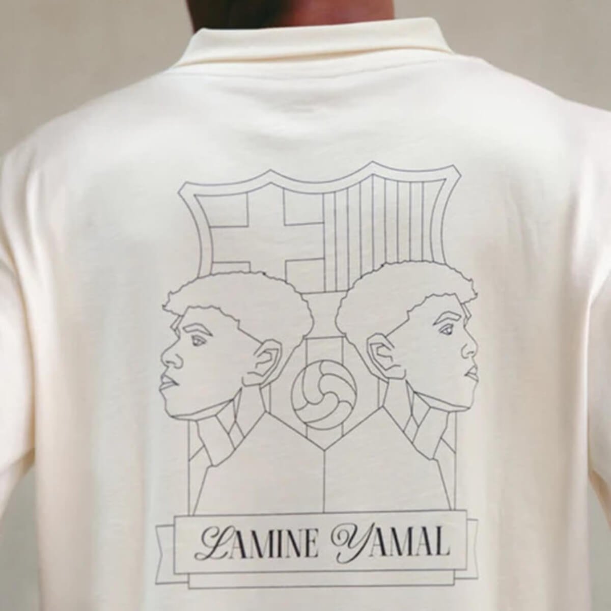 camisa-especial-lamine-yamal-304-barcelona-branca-2024-polo-1 Camisa Especial Lamine Yamal 304 Barcelona Branca Polo