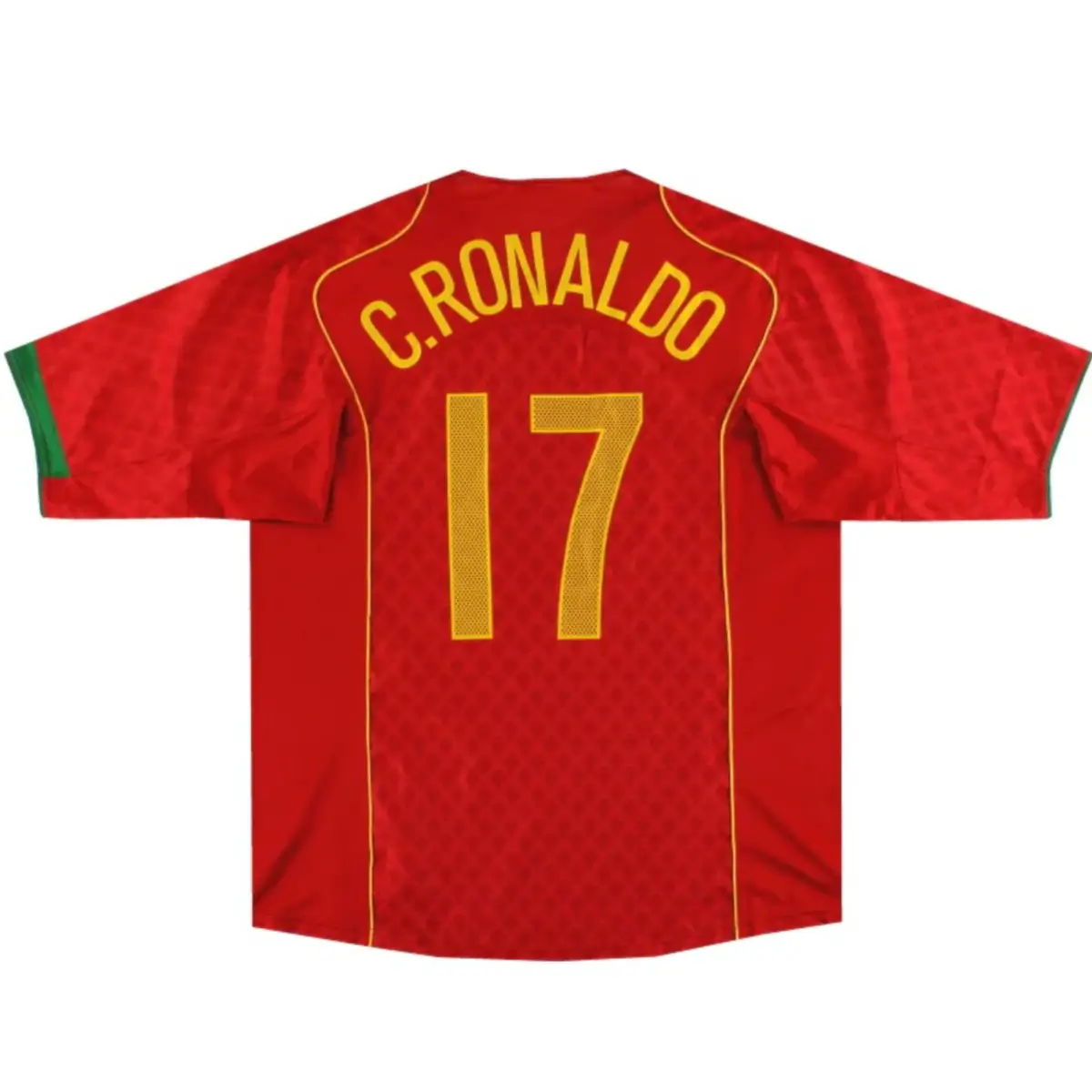camisa-portugal-total-90-c-ronaldo-17-vermelha-2004-retro-masculina- Camisa Portugal Total 90 C. Ronaldo 17 Vermelha 2004 Masculina