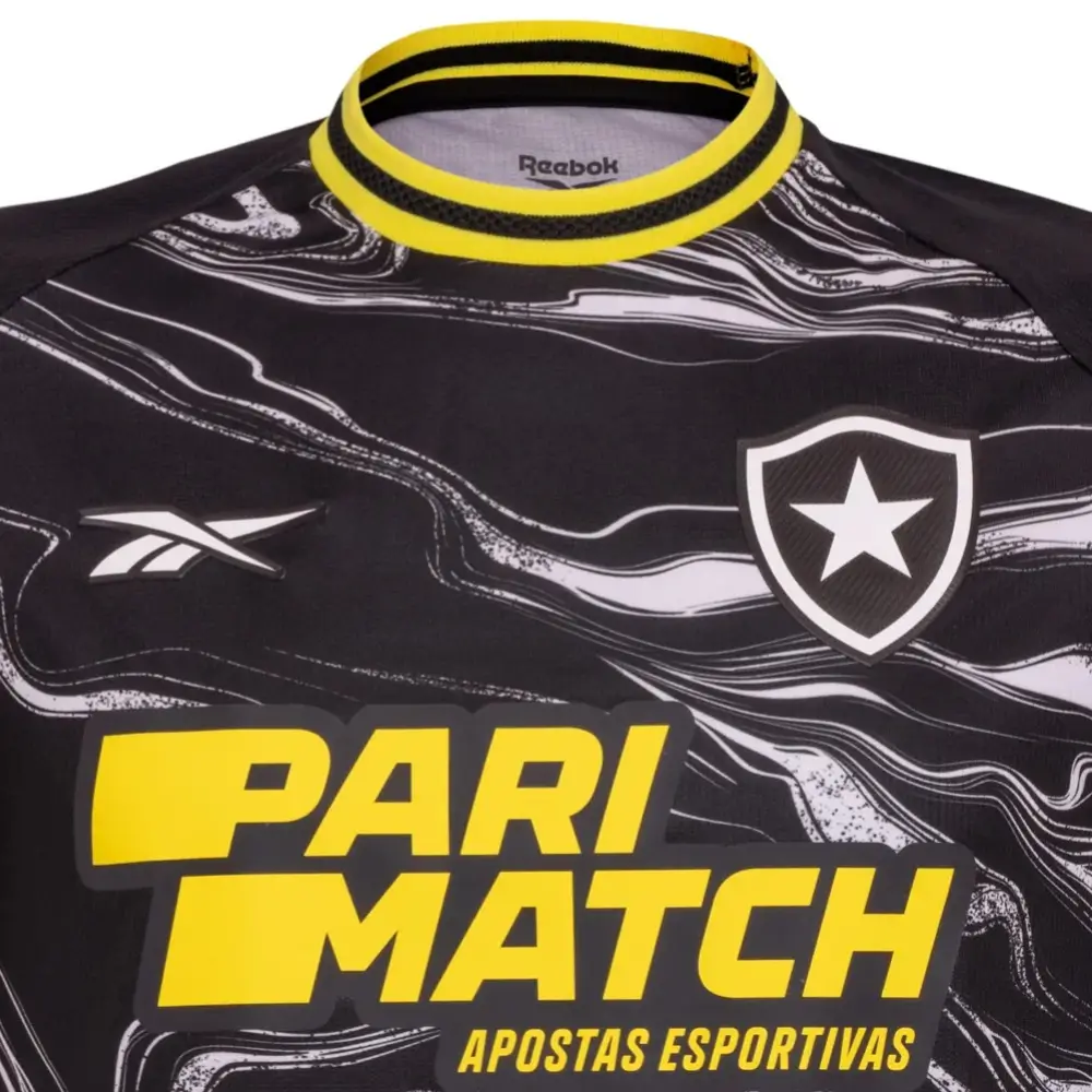 camisa-quatro-botafogo-preta-iv-2024-25-feminina- Camisa Quatro Botafogo Feminina Preta IV 2024/25