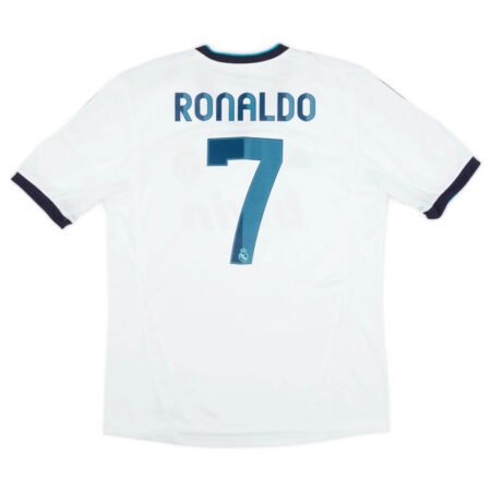 Camisa Real Madrid Branca Home 2012/13 CR7 Masculina