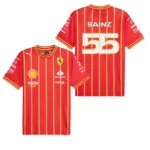 camisa-scudeira-ferrari-especial-futebol-vermelha-sainz-55-2024