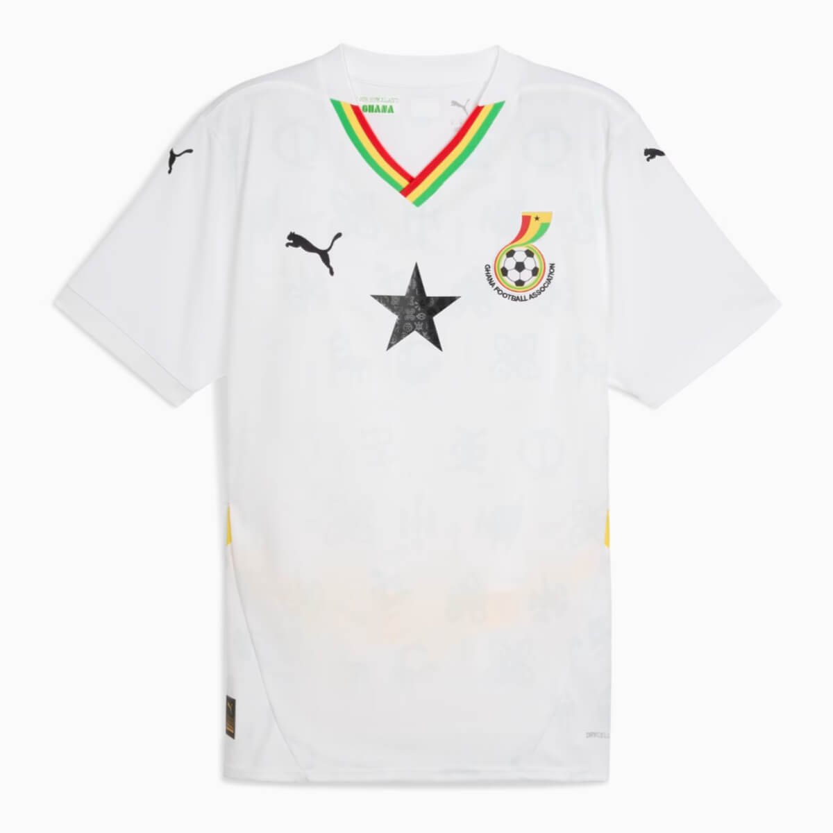 Camisa Seleção de Gana Branca Home 2024/25 Masculina