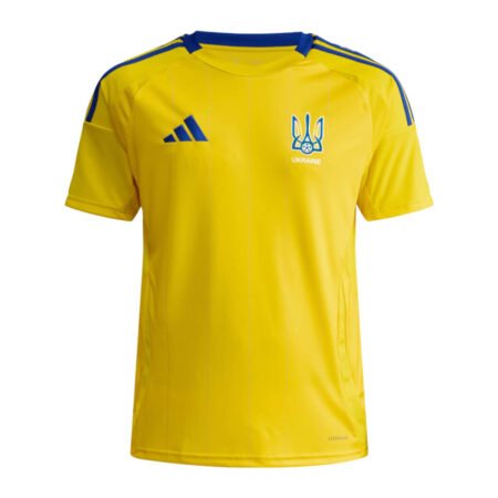 Camisa Seleção da Ucrânia Amarela Home 2024/25 Masculina