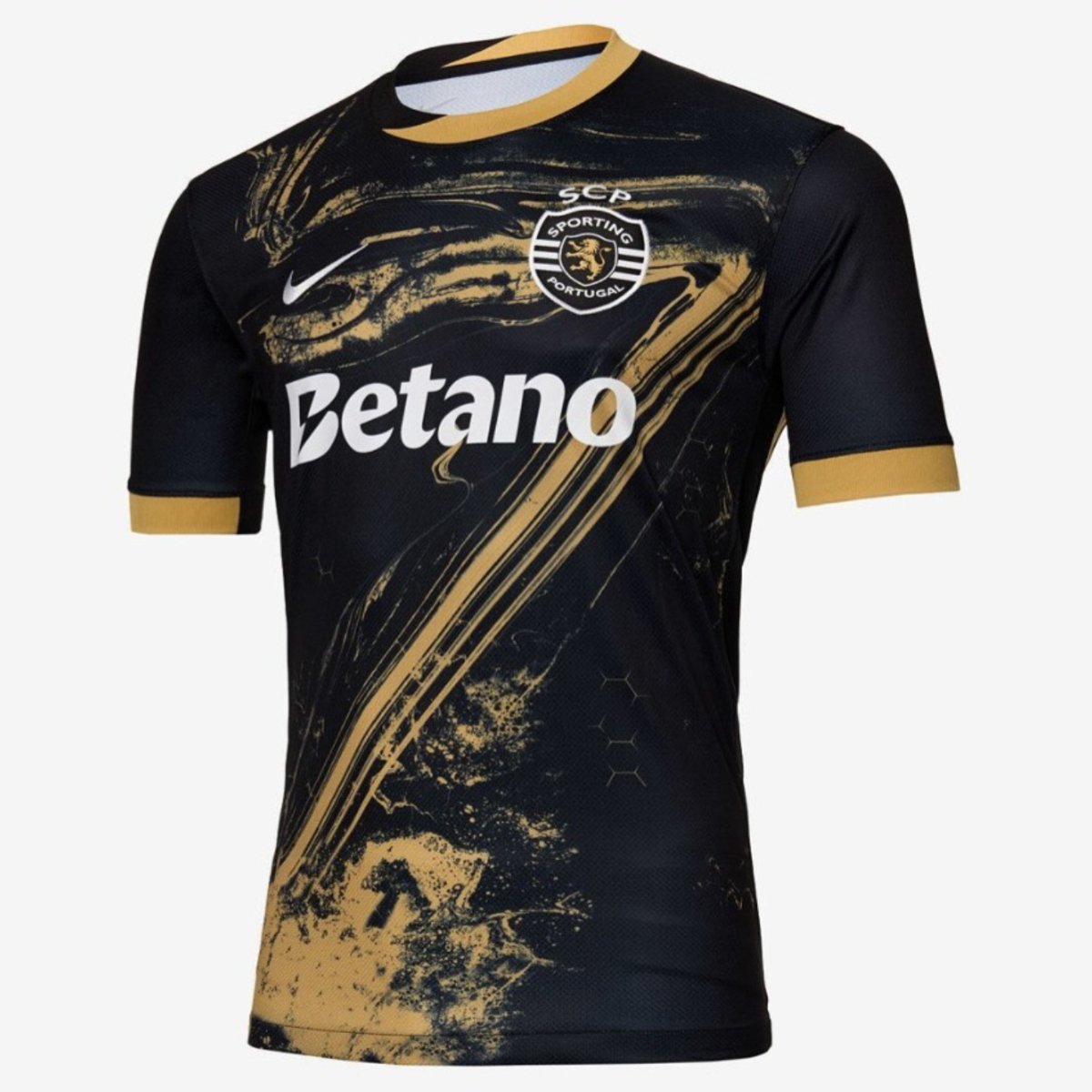 Camisa Sporting CP Homenagem Cr7 2024 Preta Third Masculina