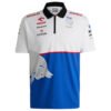 Camisa Visa Cash App Hugo RB Team Azul/Branca Polo 2024 Masculina