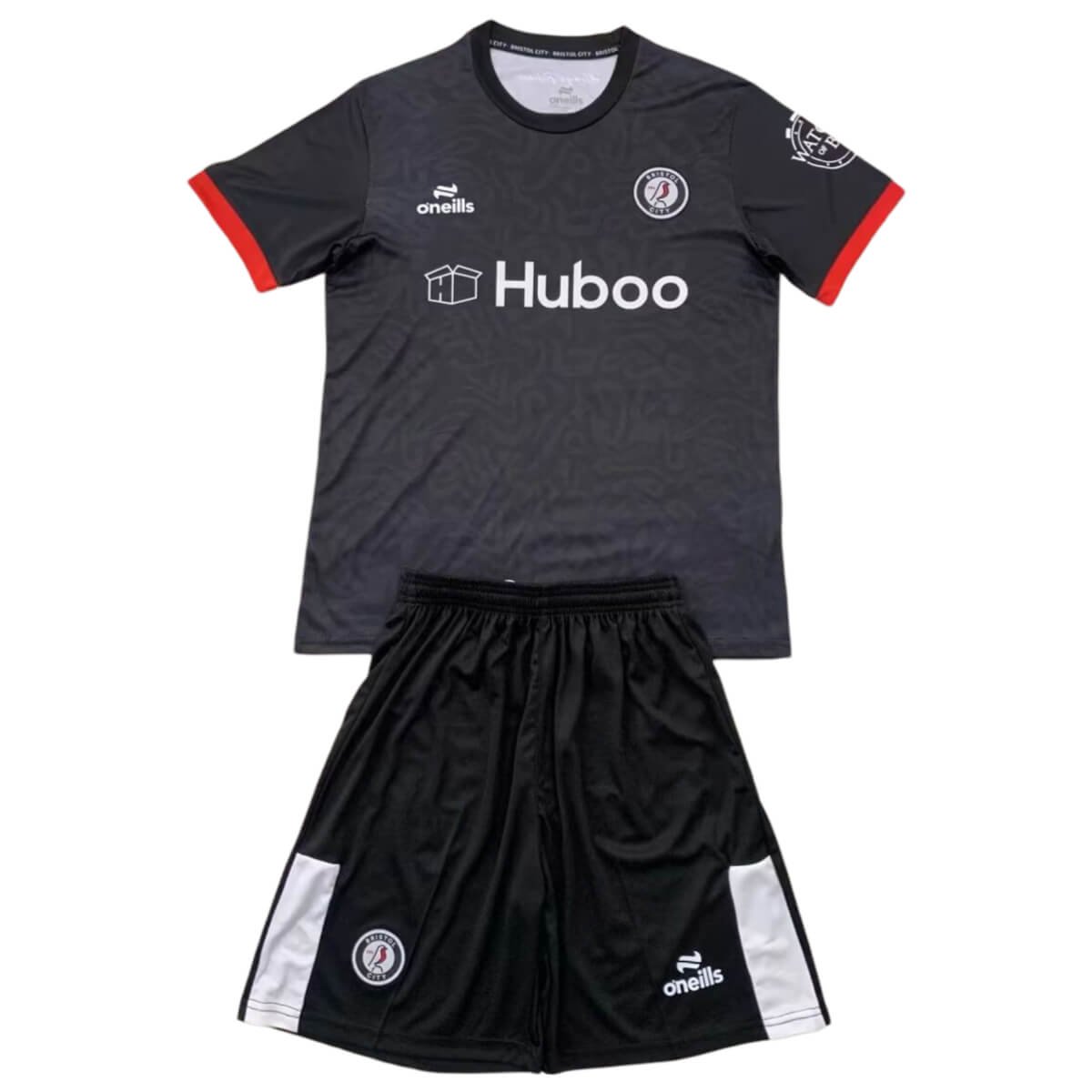 kit-infantil-bristol-city-preta-third-2024-25-unissex Kit Infantil Bristol City Preta Third 2024/25 Unissex