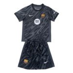 kit-infantil-goleiro-barcelona-preta-2024-25-unissex