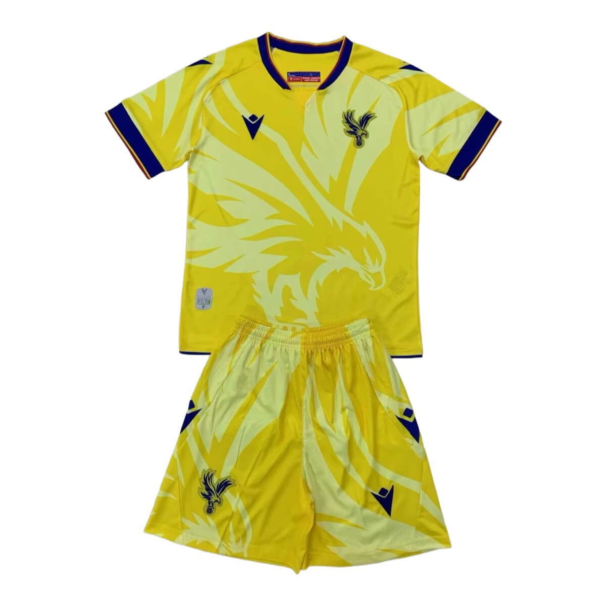 kit-infantil-reserva-crystal-palace-amarela-2024-25-unissex Kit Infantil Reserva Crystal Palace Amarela 2024/25 Unissex