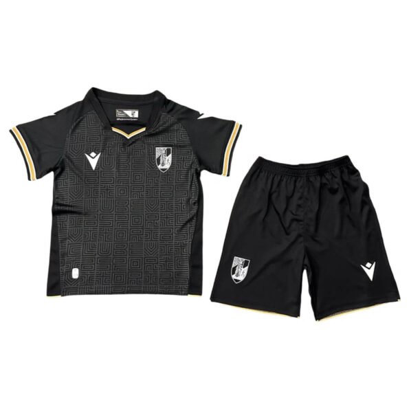 Kit Infantil Vitória Guimarães Preta Away II 2024/25 Unissex