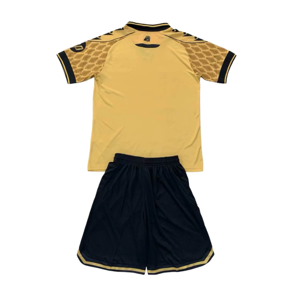 kit-infantil-wrexham-dourada-third-2024-25-unissex- Kit Infantil WrexHam Dourada Third 2024/25 Unissex