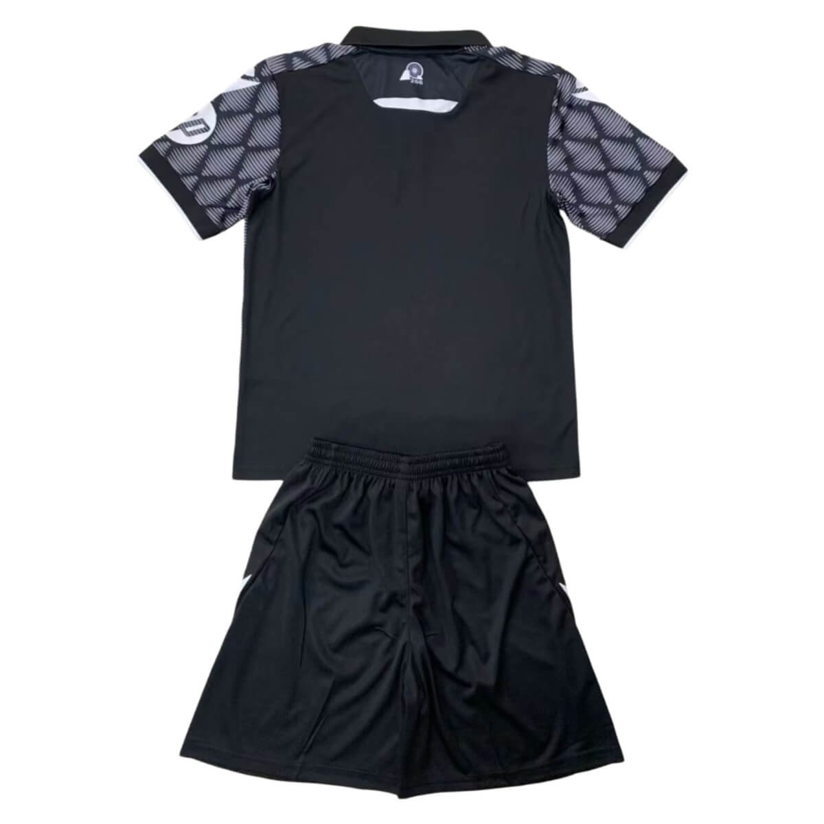 kit-infantil-wrexham-preta-away-2024-25-unissex- Kit Infantil WrexHam Preta Away II 2024/25 Unissex