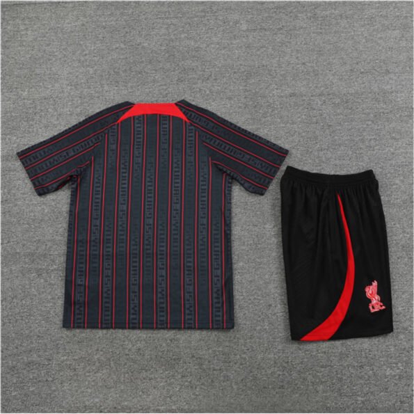 Conjunto Liverpool Treino Camisa e Short Preto LeBron James 2023/24