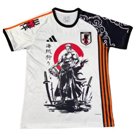 Camisa One Piece Roronoa Zoro Branca Japão Masculina