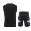 Kit Regata e Short Real Madrid Treino Roxo/Preto 2022/23