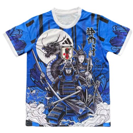 Camisa Japão Dragão Azul Samurai Masculina