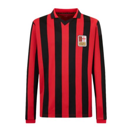 Camisa AC Milan 125 Anos Vermelha 2024 Manga Longa