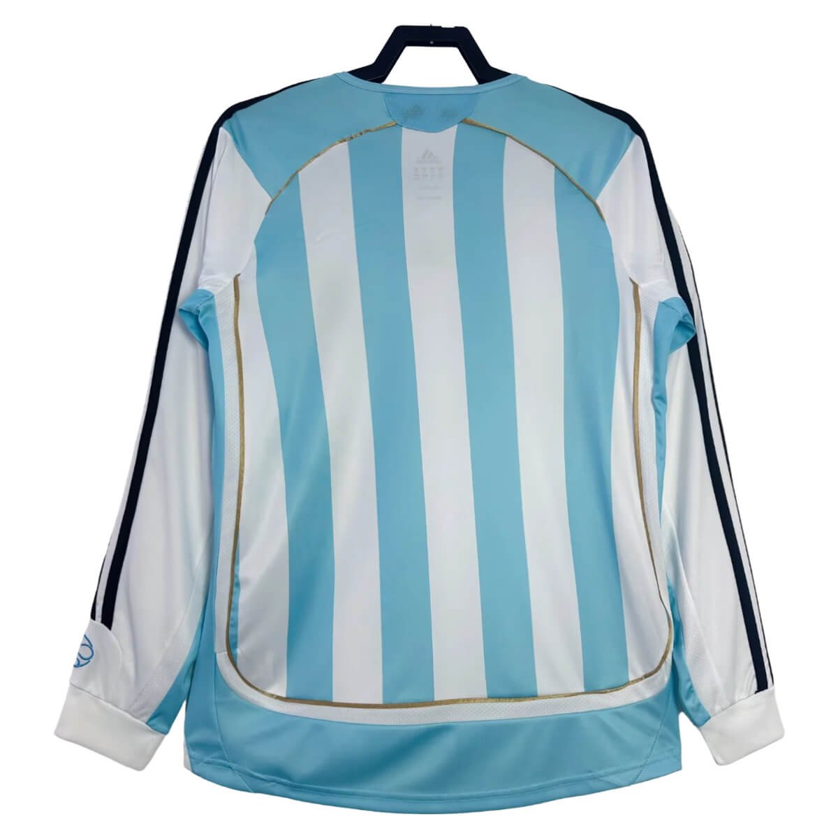 camisa-argentina-2006-home-manga-longa-azul-1 Camisa Argentina 2006 Home Azul Manga Longa