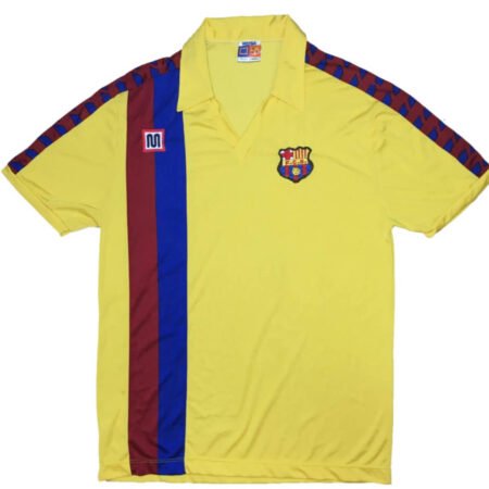 Camisa Barcelona Amarela 1983 Away Masculina
