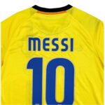 camisa-barcelona-amarela-2008-09-away-messi-10-manga-longa