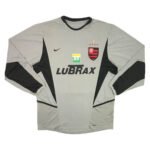 camisa-flamengo-cinza-goleiro-2003-lubrax-manga-longa