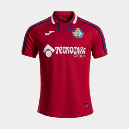 Camisa Getafe Vermelha Vinho Away 2024/25 Masculina