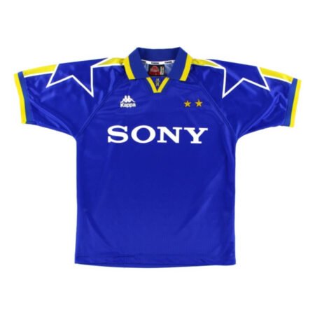 Camisa Juventus Azul Away 1995 Sony Masculina