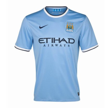 Camisa Manchester City 2013 Home Azul Masculina