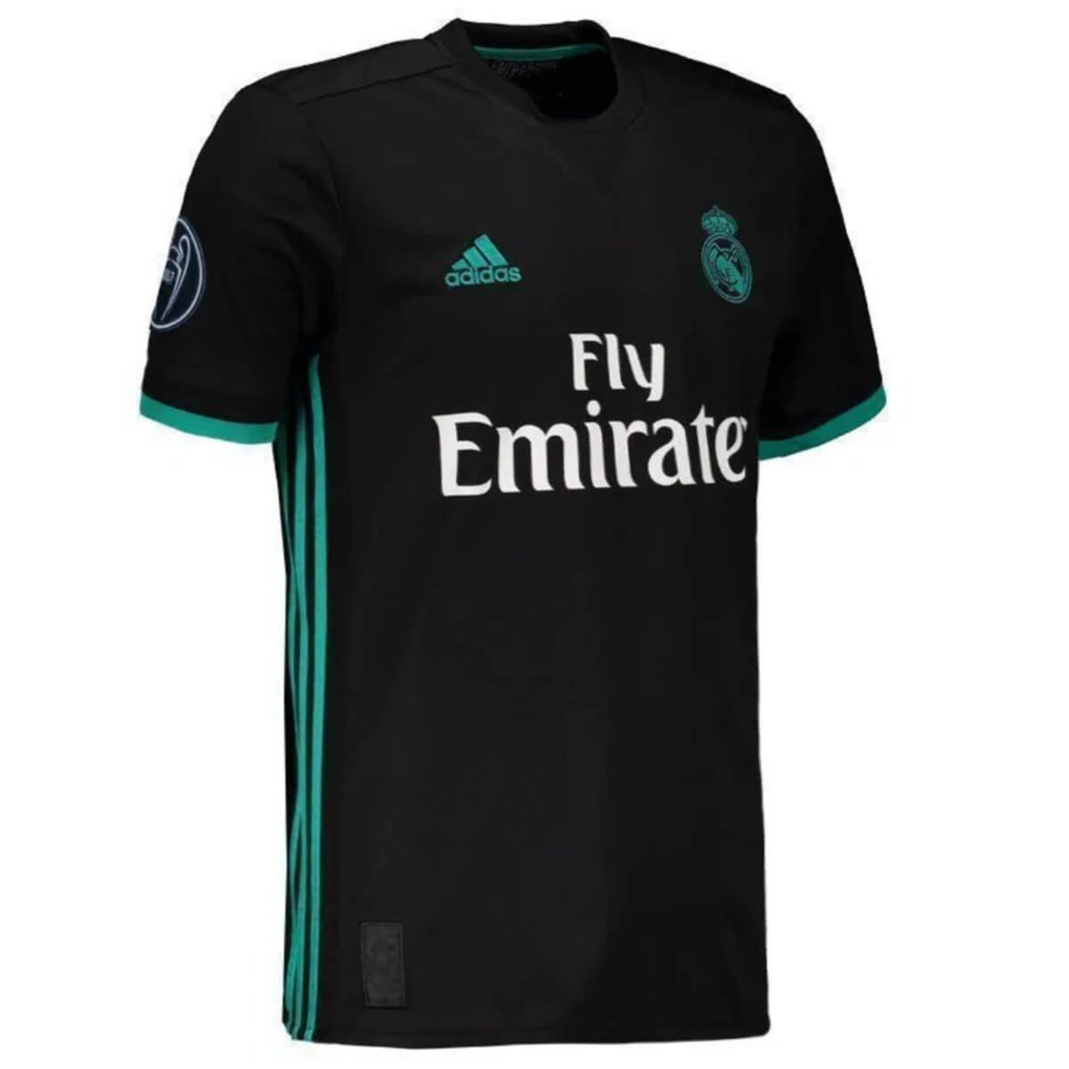 camisa-real-madrid-preta-away-ucl-2018-masculina-1 Camisa Real Madrid Preta Away UCL 2018 Masculina