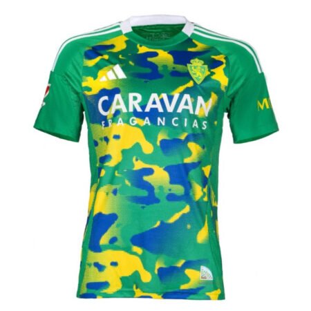 Camisa Real Zaragoza Verde Quarta 2024/25 Masculina