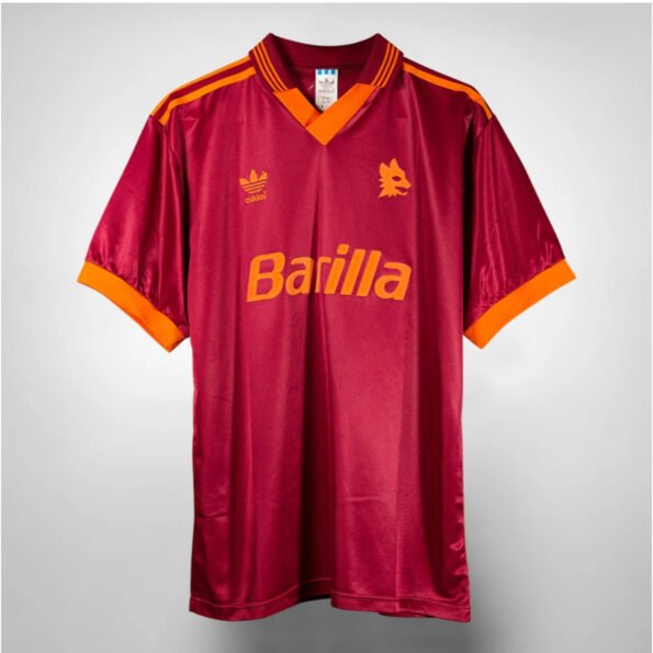 Camisa Roma Especial 1993 Vermelha Barilla 2024 Masculina