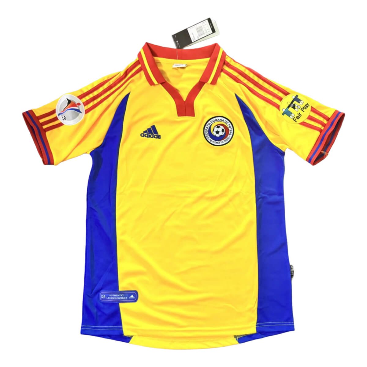 camisa-romenia-2000-home-amarela-retro-masculina Camisa Romênia Amarela 2000 Home Masculina