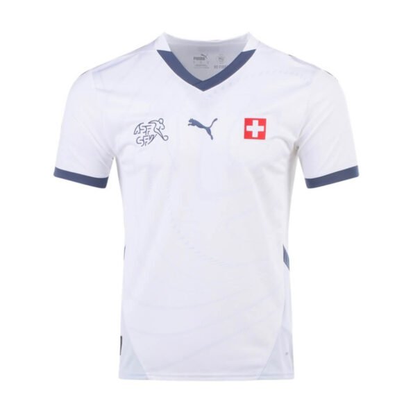 Camisa Seleção Suiça Branca Away 2024/25 Masculina