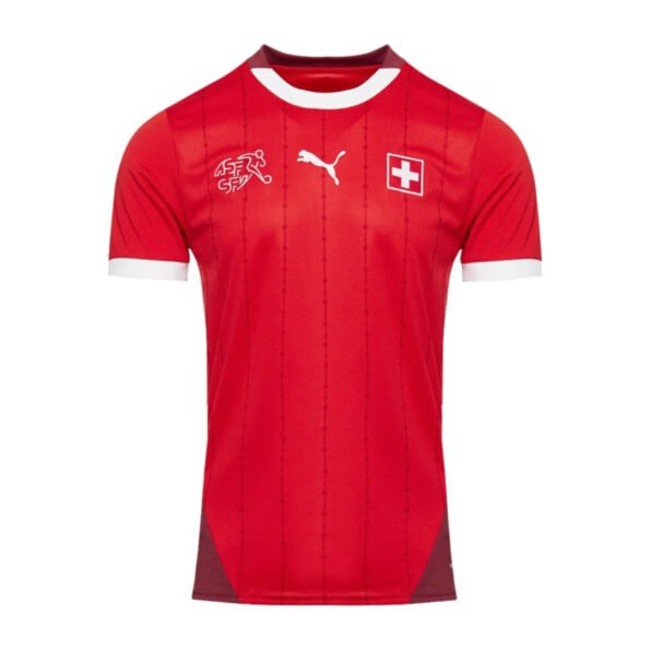 Camisa Seleção Suiça Vermelha Home 2024/25 Masculina