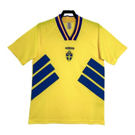 Camisa Suécia Amarela Home 1994 Retrô