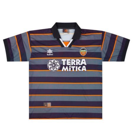 Camisa Valencia Preta 1999 Third Masculina