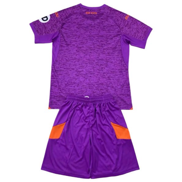 Kit Infantil Wolverhampton Roxo Third 2024/25 Unissex