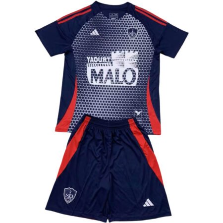 Kit Infantil Stade Brestois Azul Third 2024/25 Unissex