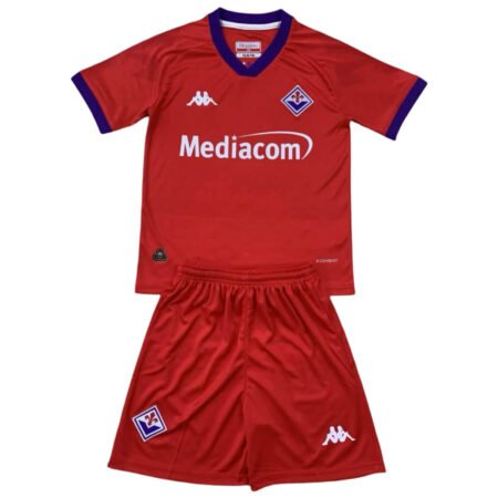 Kit Infantil Fiorentina Vermelha Third 2024/25 Unissex