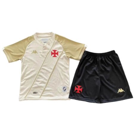 Kit Infantil Vasco 100 Anos Bege Terceira 2024/25 Unissex