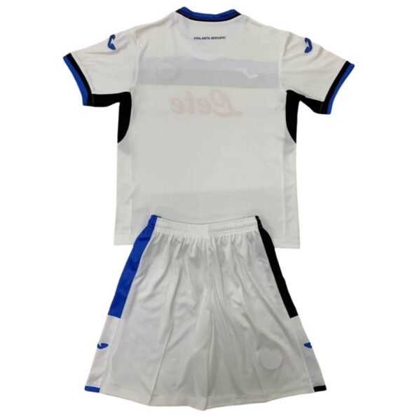 Kit Infantil Atalanta Branca Away 2024/25 Unissex