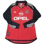 camisa-Bayern-de-Munique-manga-longa-Vermelha-2001-Home