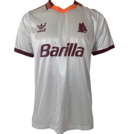 Camisa AS Roma 1992 Branca Away Masculina