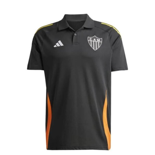 Camisa Atlético Mineiro Preta Treino Polo 2025/26 Masculina