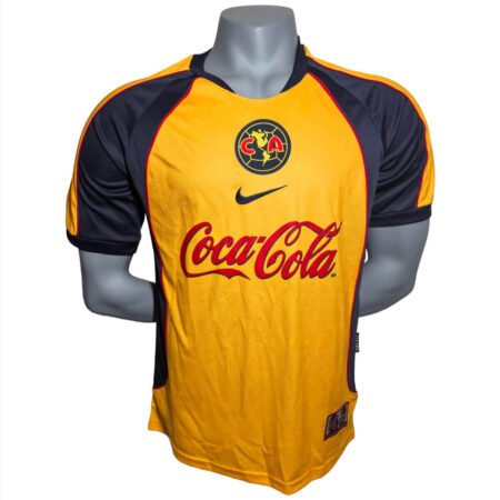 Camisa Club América 2001 Amarela Home Masculina