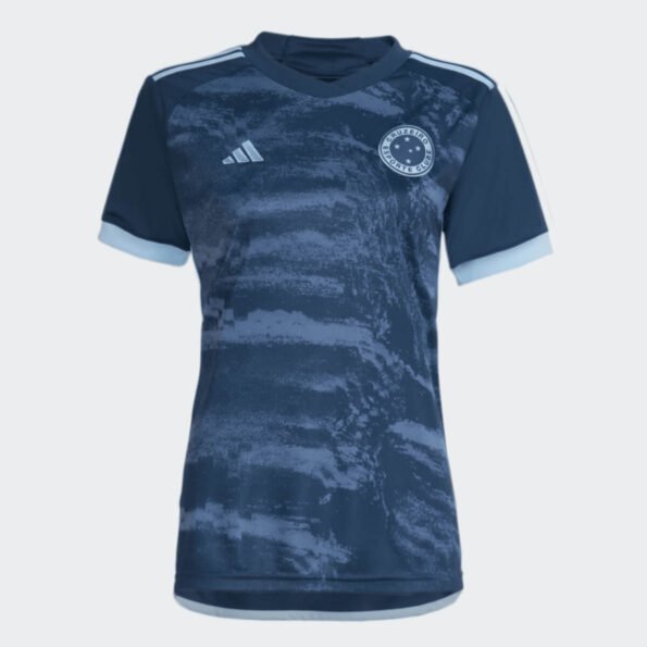 Camisa Cruzeiro DUDU #7 Azul Escuro Terceira 2024/25 Feminina