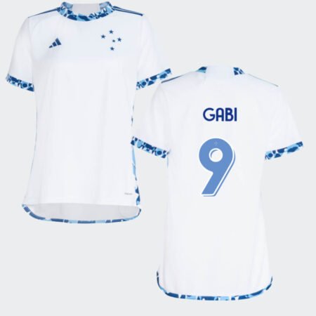 Camisa Cruzeiro GABI #9 Branca Reserva 2024/25 Feminina