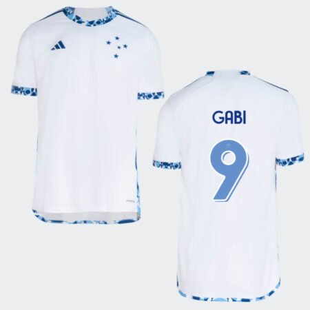 Camisa Cruzeiro GABI #9 Branca Reserva 2024/25 Masculina