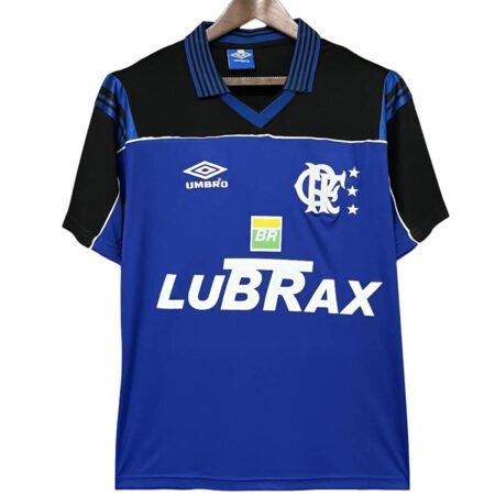 Camisa Flamengo 1999 Goleiro Azul Casa Masculina